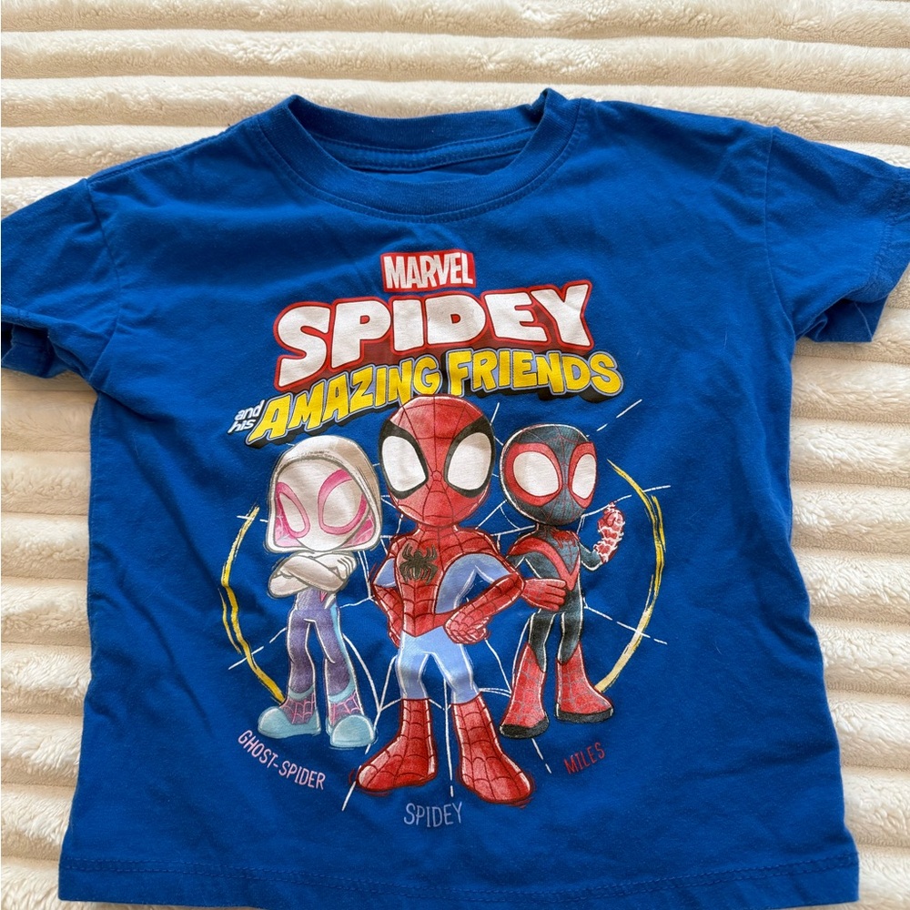 Marvel Spidey and Friends Blue Tee